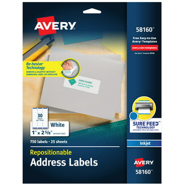 Avery Easy Peel Address Labels, 1