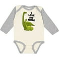 thumbnail image 3 of Inktastic I Love My Mom with Baby and Mommy Brontosaurus Boys or Girls Long Sleeve Baby Bodysuit, 3 of 5