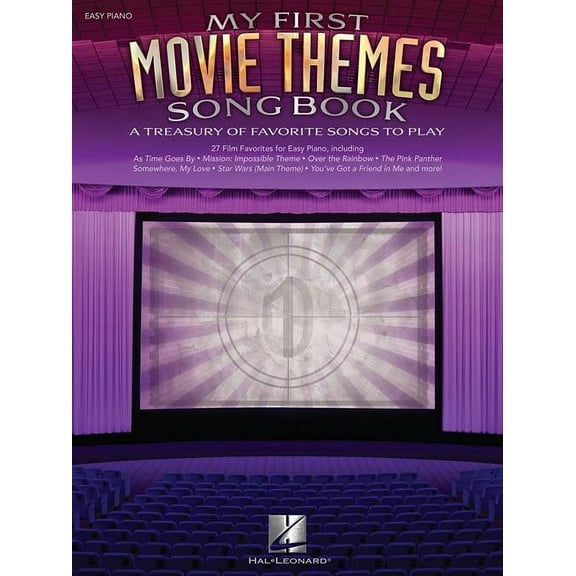 Hal Leonard My First Movie Themes Songbook for Easy Piano