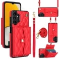 thumbnail image 1 of Samsung Galaxy A13 RFID Para Que Bloquea la Funda Protectora para Billetera Funda con Tapa Magnética Bolsillo con Múltiples Ranuras para Tarjetas con Correa para el, 1 of 7