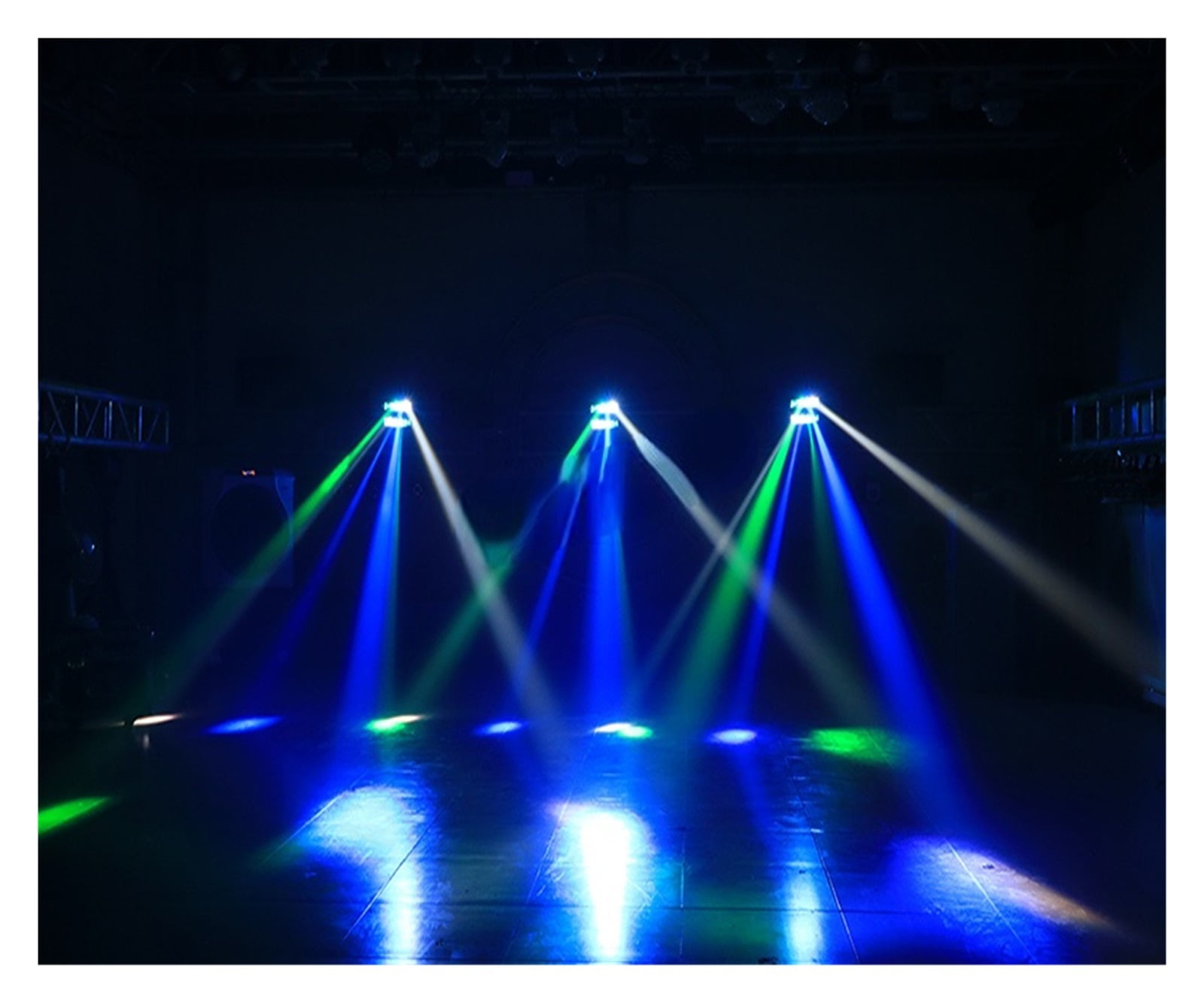 Mini LED 8x10W RGBW Moving Head Light LED Spider Beam Stage Lighting 512 Spider Light Good For DJ Nightclub Party ,Easy to Install