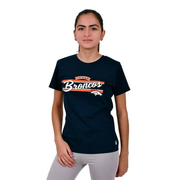 Playera para Mujer NFL Talla EX Azul Broncos