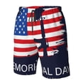 thumbnail image 4 of Salouo Memorial Day Pattern Swim Trunks for Men,Men's Hawaiian Bathing Suit Swimsuits Quick Dry Swimming Board Shorts Beach Shorts with Pockets-X-Large, 4 of 6