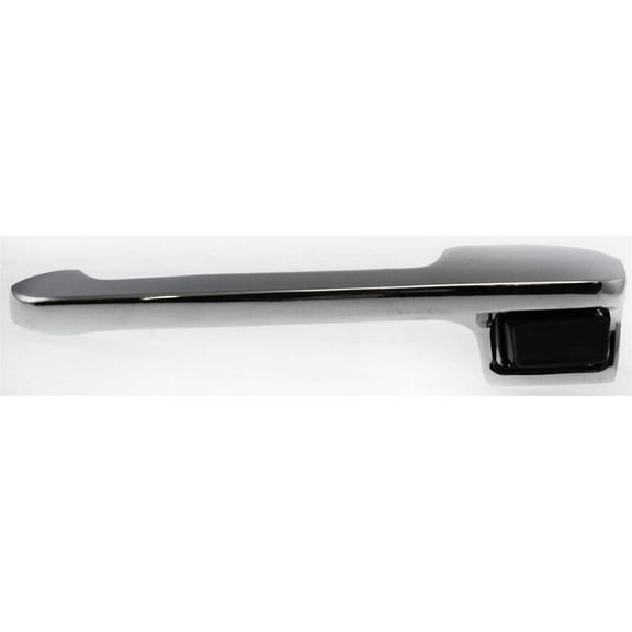 Exterior Door Handle Compatible with 1980-1996 Ford F-150 Front, Driver Side Chrome
