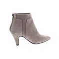 thumbnail image 2 of Bandolino Womens Bari Suede Pointed Toe Booties Taupe 7.5 Medium (B,M), 2 of 2
