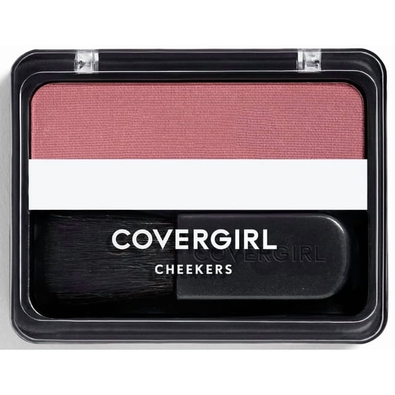 CoverGirl Cheekers Blush, 117-Plum Plush 0.12 oz (Pack of 2)
