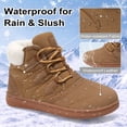 thumbnail image 2 of Womens Waterproof Winter Wide Toe Box Snow Boots Lightweight Warm Ankle Booties, 2 of 8
