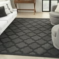 thumbnail image 3 of Nourison Easy Care 9' x 12' Charcoal/Black Indoor/Outdoor Rug, 3 of 11