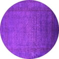 thumbnail image 1 of Ahgly Company Indoor Round Oriental Pink Industrial Area Rugs, 4' Round, 1 of 4