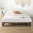 thumbnail image 3 of Mellow Ace of Base 9" Metal Platform Bed with Steel Slats, Champagne Grey, Twin, 3 of 10