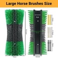 thumbnail image 1 of QinaQin 2Pcs Livestock Scratching Brush Kit, Extra Large, Blue Green, 1 of 5