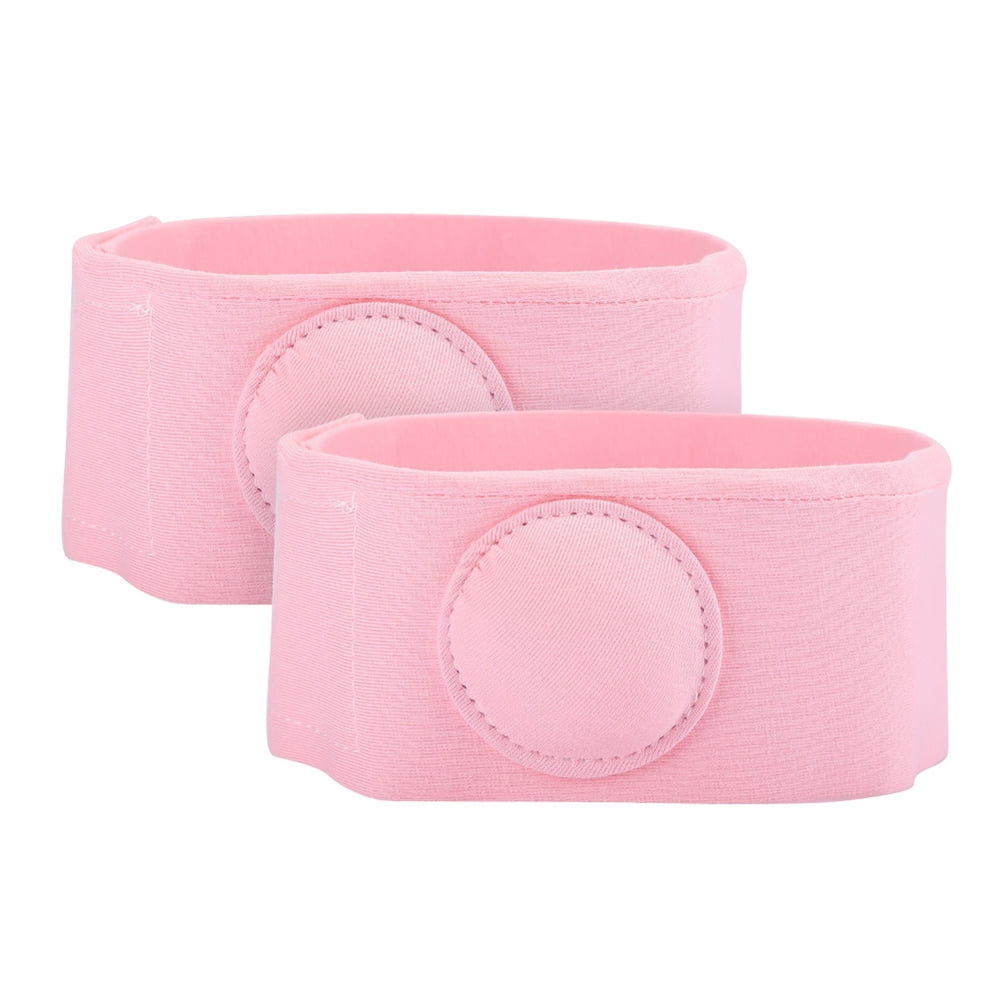 Mgaxyff Hernia Therapy Belt, Pink Soft 2Pcs Hernia Belt, Baby Navel For