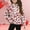 Red#2, variant on SERTG Girls Valentines Half Zip Sweatshirt Hoodless Stand Collar Thumbhole Cuffs Kids Long Sleeve Casual Pullover Everyday Top(Red,13 Years)