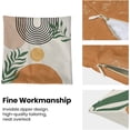 thumbnail image 5 of Boho Pillow Covers 16x16 Set of 2, Abstract Sunset Design Farmhouse Decorations Throw Pillow Covers Bohemian Mid Century Outdoors Decorative Linen Cushion Case for Couch Sofa Home, 5 of 6