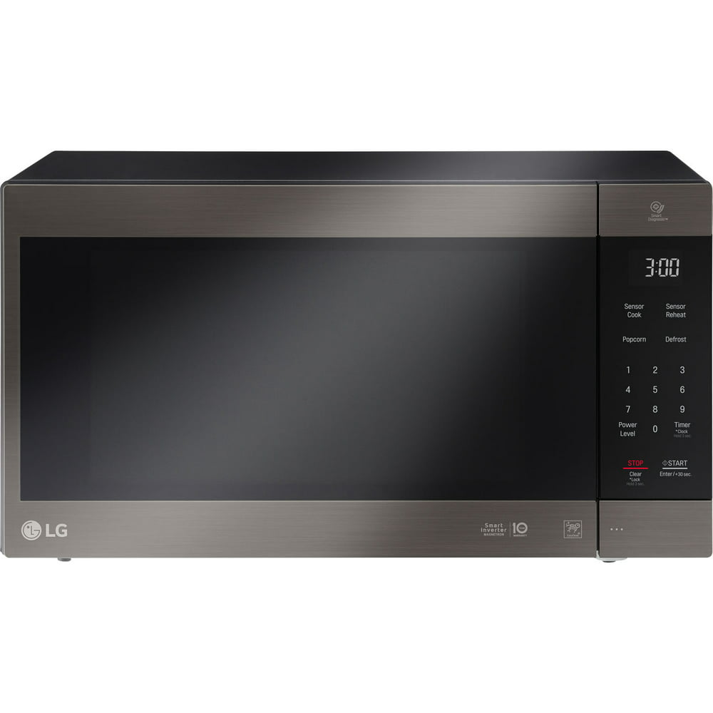 LG NeoChef 2.0 Cu. Ft. 1200W Countertop Microwave, Black Stainless Lg Neochef 2.0 Cu. Ft. Countertop Microwave In Stainless Steel
