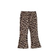 thumbnail image 4 of 3Pcs Girls Checked Flare Pants Leopard Dot Print Casual Bell Bottom Trousers Elastic Waist Lightweight Summer Bottoms 1-12 Years, 4 of 5