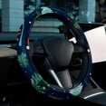thumbnail image 6 of Christmas Sleigh 14.5 Inch Printing PVC Leather Auto Accessories Car Steering Wheel Cover, 6 of 6