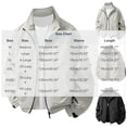 thumbnail image 3 of Zysthvn Fall Mens Lightweight Jacket Zip up Casual Outdoor Mens Outerwear Solid with Pockets Stand Collar Plus Size Long Sleeve, 3 of 5