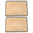 thumbnail image 2 of 2PCS Premium Antiadhésif Tapis de Cuisson en Silicone, Macaron Tapis de Cuisson Résistance à la Température Tapis de Cuisson en Silicone Accessoire de Cuisine, 2 of 8