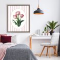 thumbnail image 3 of Stupell Industries French Country Spring Tulips on Stripes Brown Floating Frame Canvas Art, 25 x 31, by Ink Drop Loft, 3 of 8