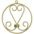 thumbnail image 1 of Adorno de cena de boda de pieza central de candebro montado en Circur de oro Sunnimix Candelero de pared, 1 of 7