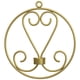 thumbnail image 1 of Portavelas de pared, aplique, centro de mesa, adorno para cena de boda Circular de oro, 1 of 8