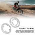 thumbnail image 4 of 1 Pair 240mm/9.45in Front Rear Disc Brake Stainless Steel Rotor Replacement for CR125R CR250R CRF250R CRF450R, 4 of 5