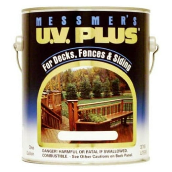 Cedar UV Plus Oil Based Wood Finish - 1 Gallon - Exterior Wood Protector for Decks, Fences & Log Homes