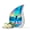 Baseball-3, variant on VALERASH Baseball Memorial Urns for Ashes Adult Male - Blue Teardrop Urn for Ashes for Women & Man Set of 1 Large & - 10 & 3 Inch