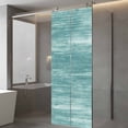 thumbnail image 4 of Duck Green Window Privacy Film, Vintage Modern Abstract Art Ombre Static Cling UV Sun Blocking Tint Film Heat Control Windows Films for Bedroom Bathroom, Window Stickers 29.5"x78.7", 4 of 8