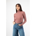 thumbnail image 2 of Blusa tejida cuello alto AMAD Casual para mujer Talla S, 2 of 5