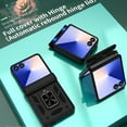 thumbnail image 6 of ELEHOLD Case for Samsung Galaxy Z Flip 5, Shockproof Hinge Phone Case with Slide Camera Cover & Kickstand,Black, 6 of 6