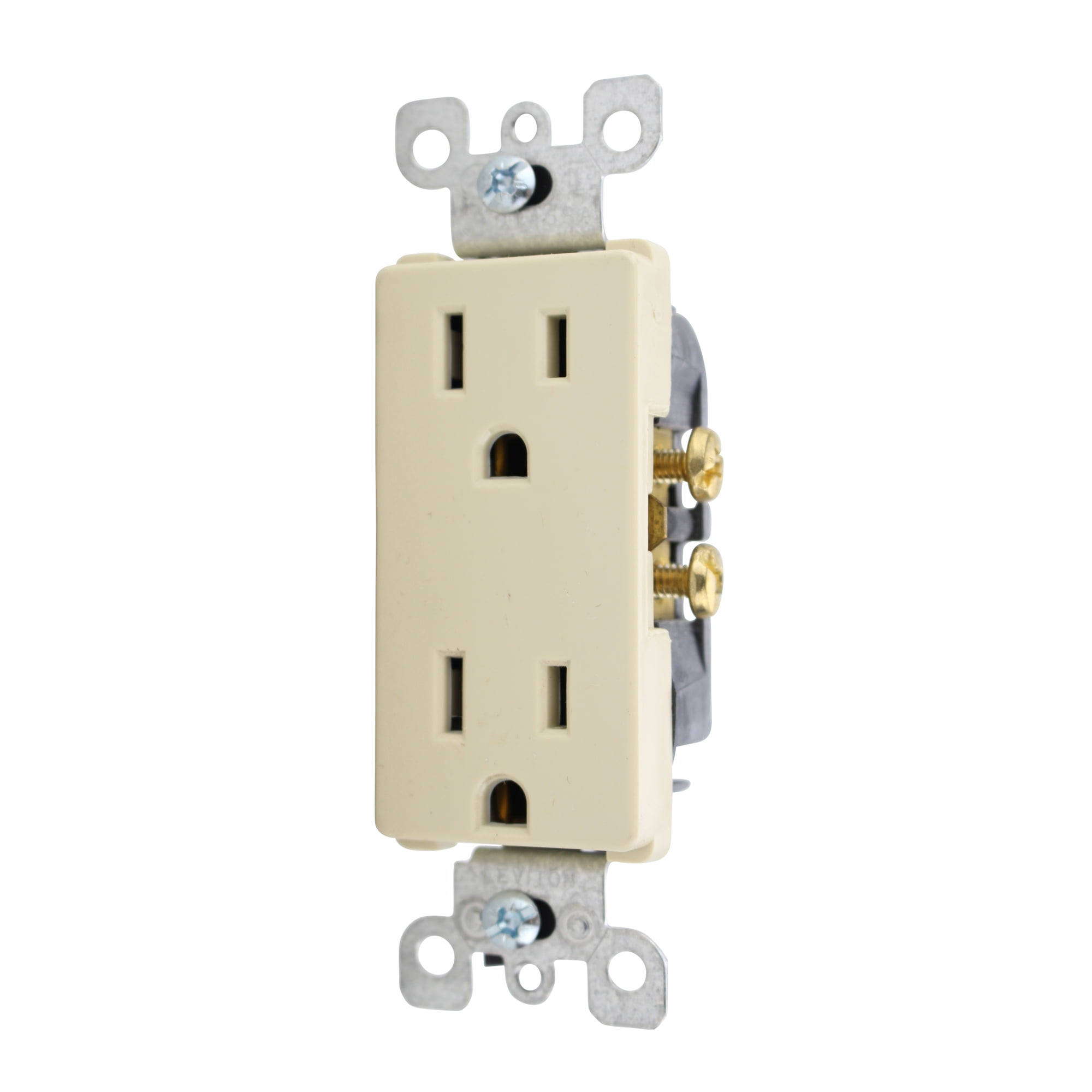 Leviton G5262-WTE 15A-125V Extra-Heavy Duty Industrial Grade Weather Tamper Resistant Duplex Self Test Gfci Receptacle Black 15 Amp - View #4
