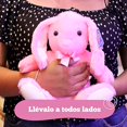 thumbnail image 3 of PELUCHERIA| Conejo de Peluche Everbear. Peluche de Conejo Animales de Peluche Suave, Esponjoso y Resistente. Tam: 23 cm. Elaborado en poliéster. (Pink), 3 of 5