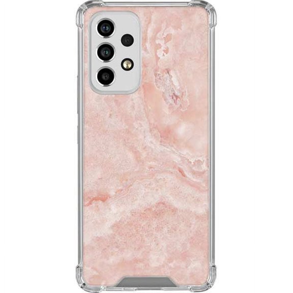Skinit Marble Crystal Pink Galaxy A53 5G Clear Case