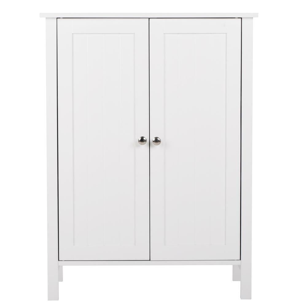 Bathroom Free Standing Floor Storage with Double Door