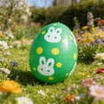 thumbnail image 2 of 6 Pack Easter Inflatables Outdoor Decorations 13.8 Inch Inflatable Easter Eggs for Lawn Garden Porch Yard Spring Holiday Party Blow Up Decor, 2 of 5