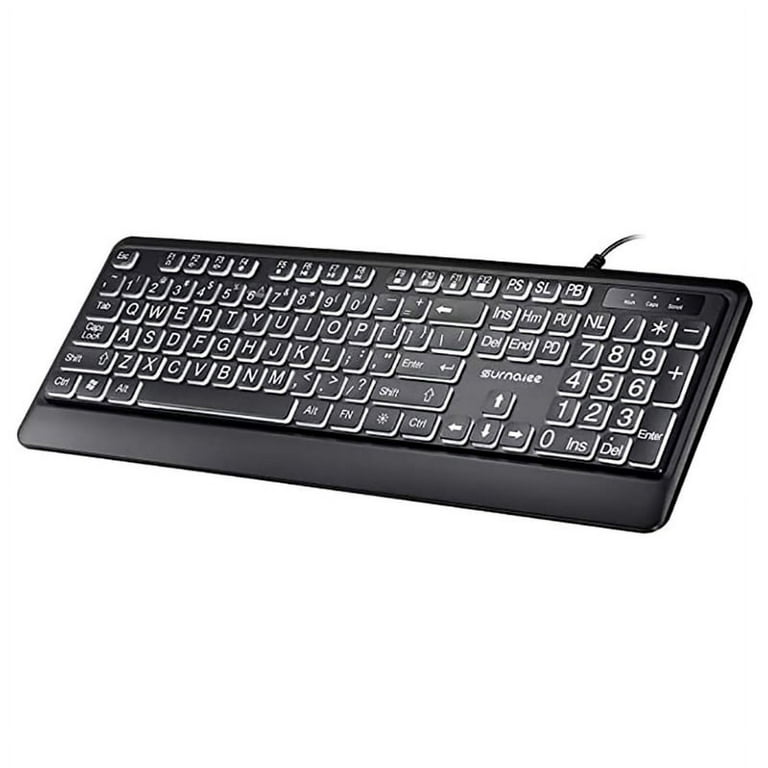 White led best sale backlit keyboard