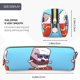 thumbnail image 3 of Fotbe Sushi Salmon Surfing Estuche para Lápices de Cuero con Estampado, Estuche con Cremallera Resistente, Organizador Compacto y Elegante para Papelería, 3 of 7