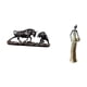 thumbnail image 5 of Escultura moderna de toro y dama tribal de Feng Shui para escritorio, armario, dormitorio, regalo de inauguración de la casa, figura decorativa de ani, 5 of 8