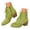 Light Green, variant on JHOKCI Suede Lace up Boots for Women, Fall Winter Chunky Heel Ankle Boots with Buckle Strap, Soft Textured Upper