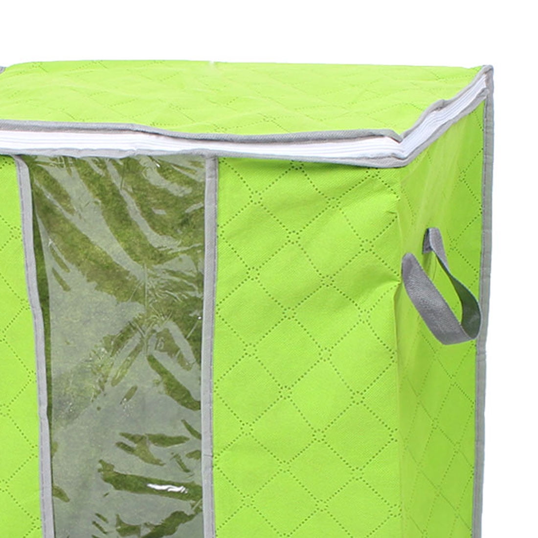 Unique Bargains Blanket Pillows Quilts Clothes Beddings Storage Bag Container Green