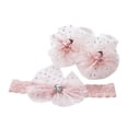 thumbnail image 1 of ITFABS Baby Girls Hair Band Set,Crown/Bow Headband + Cartoon  Animals/Bow Sock, 1 of 8