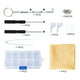 thumbnail image 4 of Eigraketly 1 caja de reparación de anteojos de acero inoxidable, montura de silicona reemplazable profesional, almohadilla para la nariz, gafas de sol, Artesanía Eigraketly TO009350-00B, 4 of 6