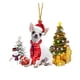 thumbnail image 2 of Fiudx Letrero de Bienvenida Decorativo de Pvc para Colgar, Impreso Por Sublimación de Alta Temperatura, Ideal para Árbol de Navidad o Puerta, Regalo Multiusos, Recuerdos de Oficina, 8 Cm de Diámetro., 2 of 3