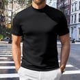 thumbnail image 2 of Dagaeig Mock Neck T Shirts for Men Short Sleeve Mock Turtleneck Slim Fit Gym Lightweight Summer Golf Pullover Tops Undershirt, 2 of 3