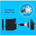 thumbnail image 3 of Jinsinto Water Pump Replacement Impeller, Aquarium Canister Filter Replacement Rotor Filter Impeller for Pond Pump,Black, 3 of 3