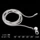 thumbnail image 2 of Cadena Sonducket collar Chapado en plata cobre 18 pulgadas 45 cm, 2 of 6