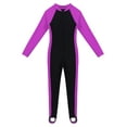 thumbnail image 3 of Rswnyirn Kids Girls Full Cover Wetsuit Sun Protection Rash Guard Swimsuit Rose 11-12, 3 of 7