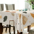 thumbnail image 5 of Yayeee Tablecloths 54" x 54" Rectangle Wrinkle Resistant Party Table Cover, Beige Fall Pumpkin, 5 of 8